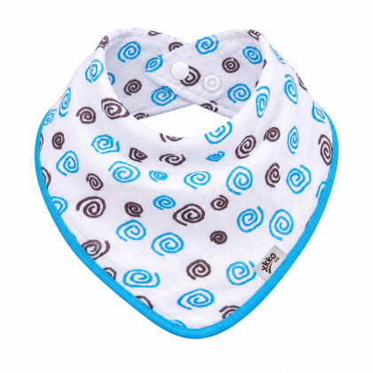 Kinderschal XKKO BMB - Cyan Spirals 1 St.