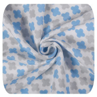 XKKO BMB 120x60 Babymatratzen Spannbezug - Baby Blue Cross