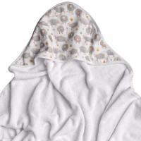 Bambusfrotteebadetuch mit Kapuze XKKO BMB 90x90 - Dreamy Sheeps 5x1St. (GH Packung)
