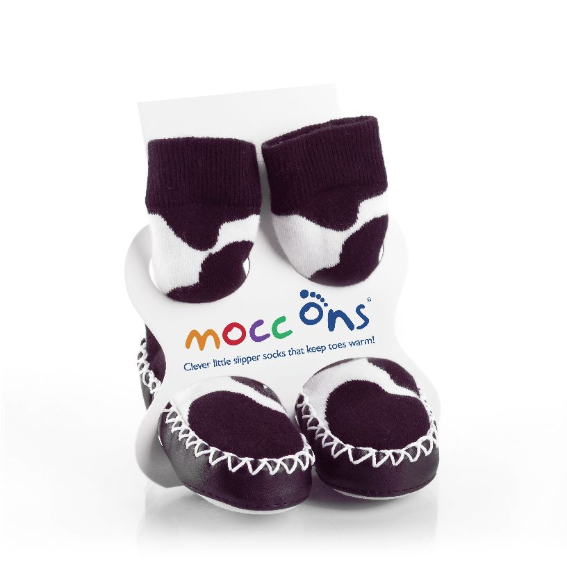 Mocc Ons Hüttenschuhe - Cow Größe 12-18m