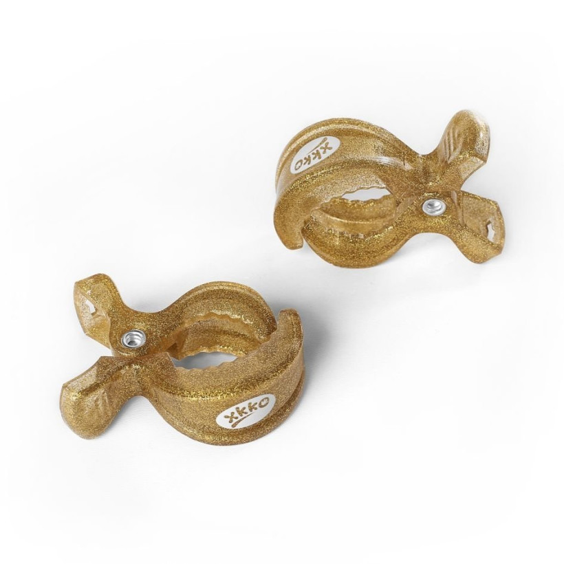 XKKO Klammer an Kinderwagen -  Metallic Gold 5x2 St. (GH Packung)