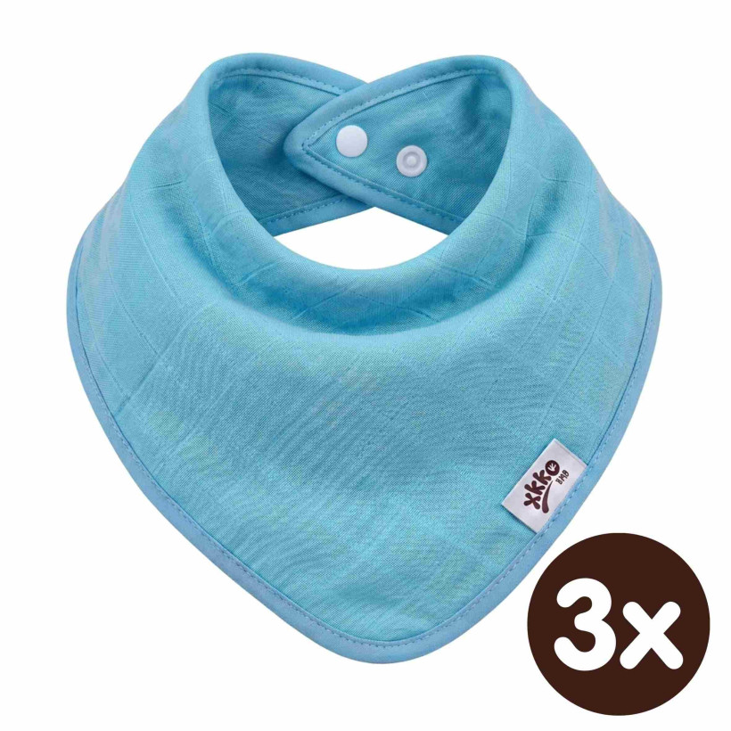 Kinderschal XKKO BMB - Turquoise 3x1 St. (GH packung)