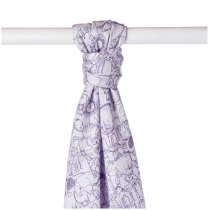 XKKO BMB  Windeltücher 90x100 - Safari Lavender Aura 1St.