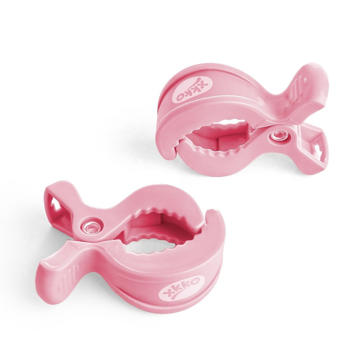 XKKO Klammer an Kinderwagen - Baby Pink 2 St.