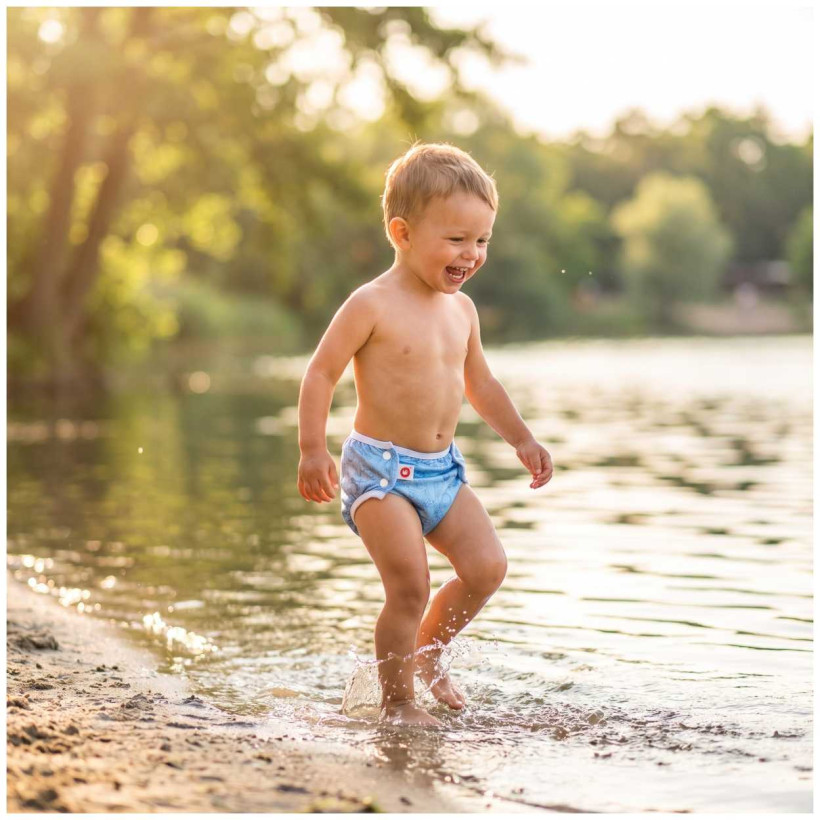 Baby-Badeslip XKKO One Size - Safari Mountain Spring