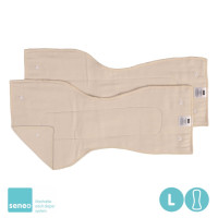 SENEO Anatomisch geformte Saugeinlagen Twill - 2St. Grösse L