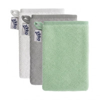 BIO baumwollefrotteewaschlappen XKKO Organic - Mint MIX