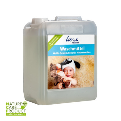 Waschmittel Wolle, Seide und Felle für Kindertextilien - 5l