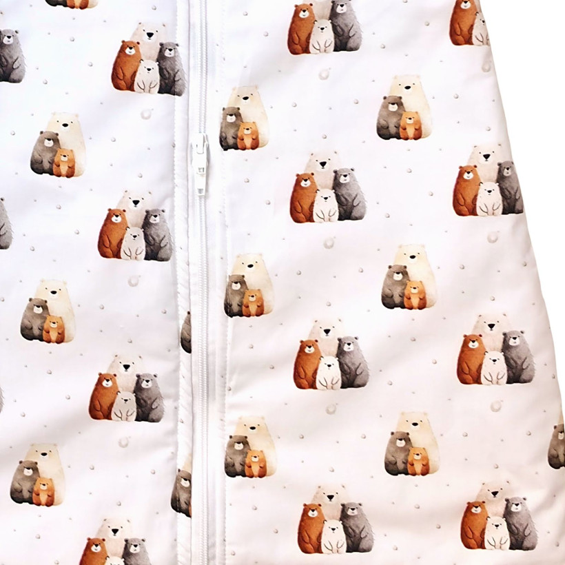 XKKO LUX Multifunktionaler Kinderschlafsack 2in1 - Bear Family