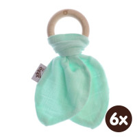 XKKO BMB Beissring mit Blätter - Mint 6x1er Pack (GH Pack)