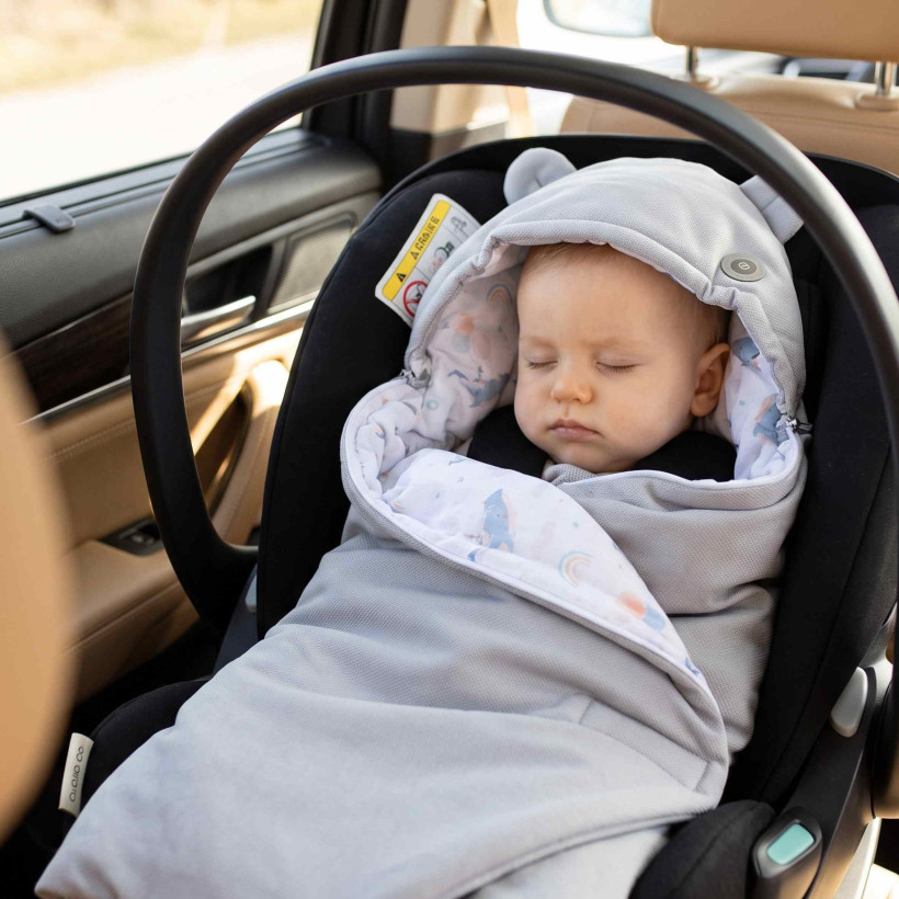 XKKO LUX Fußsack für den Auto-Kindersitz - Wild Forest