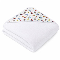 Bambusfrotteebadetuch mit Kapuze XKKO BMB 90x90 - Butterflies 1St.