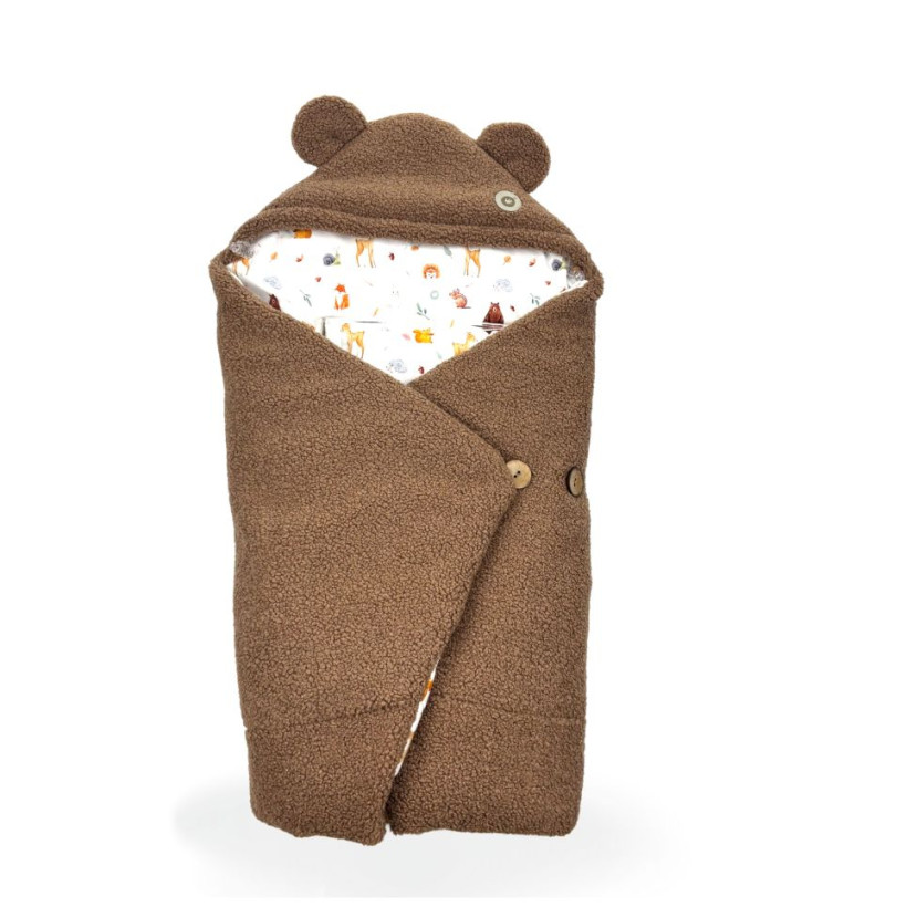 XKKO LUX Winter Fußsack für den Auto-Kindersitz - Wild Forest