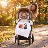 XKKO LUX Kinderwageneinlage - Bear Family