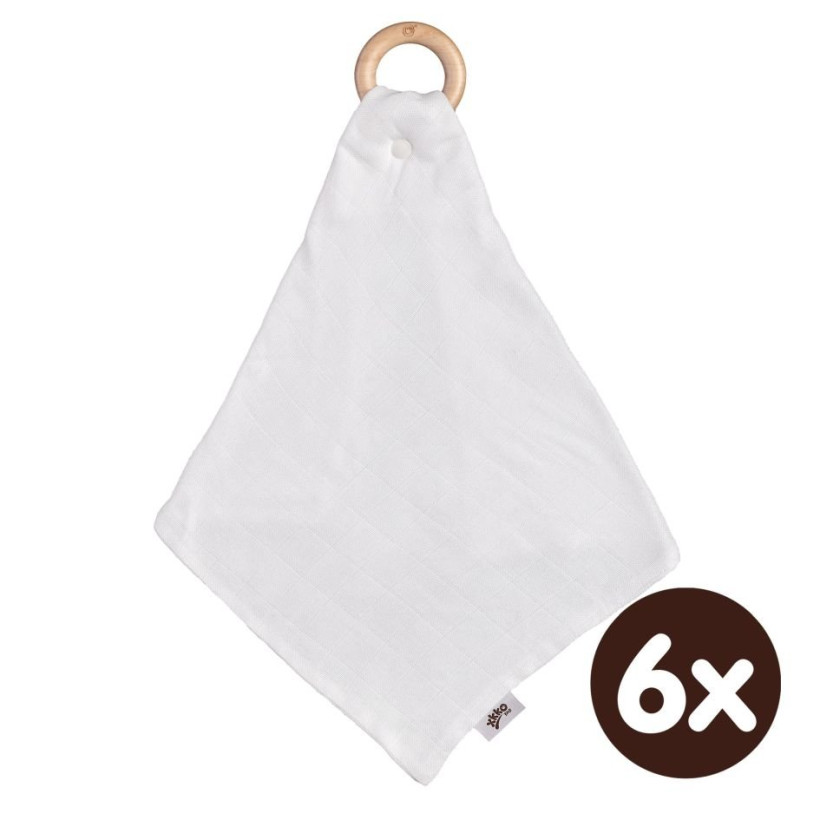 XKKO BMB Beissring mit Windel - White 6x1er Pack (GH Pack)