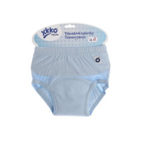 BIO Baumwolle Lernwindelhöschen XKKO Organic - Baby Blue Grösse M