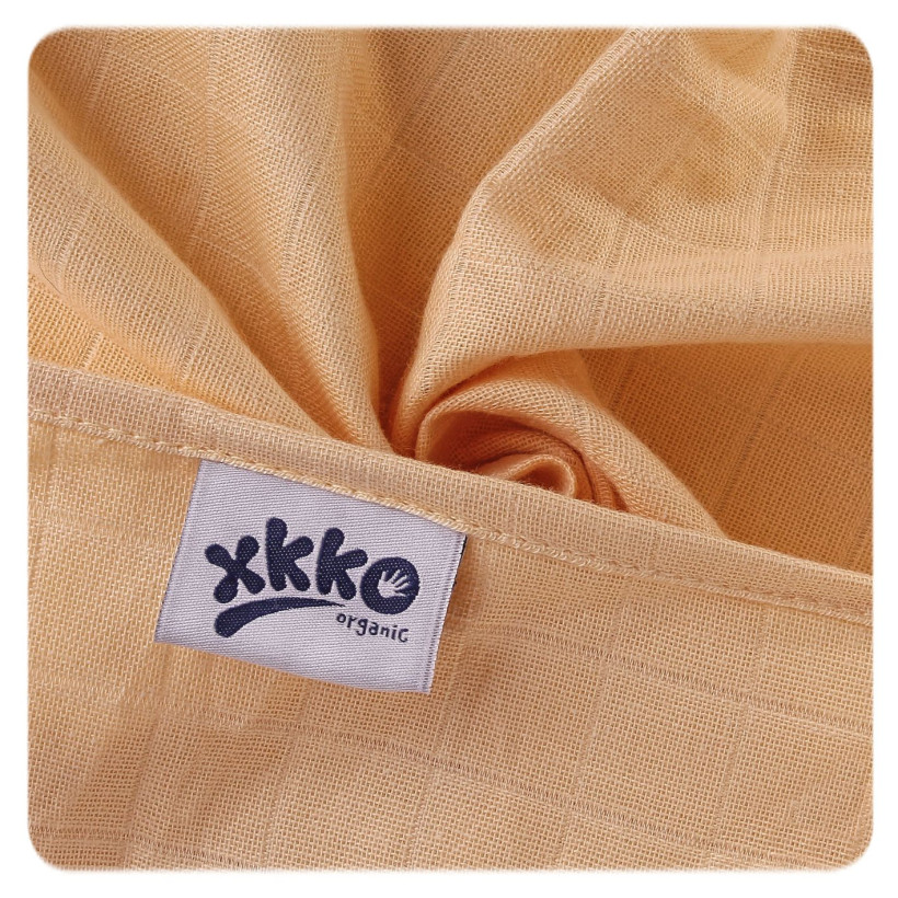 BIO-Baumwolle Windeln XKKO Organic 70x70 Old Times - Pastels For Girls 40x5er Pack (GH Packung)