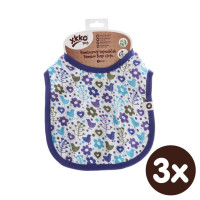 XKKO BMB Kinderlätzchen - Flowers&Birds Boys (mit PUL) 3x1St. (GH Packung)