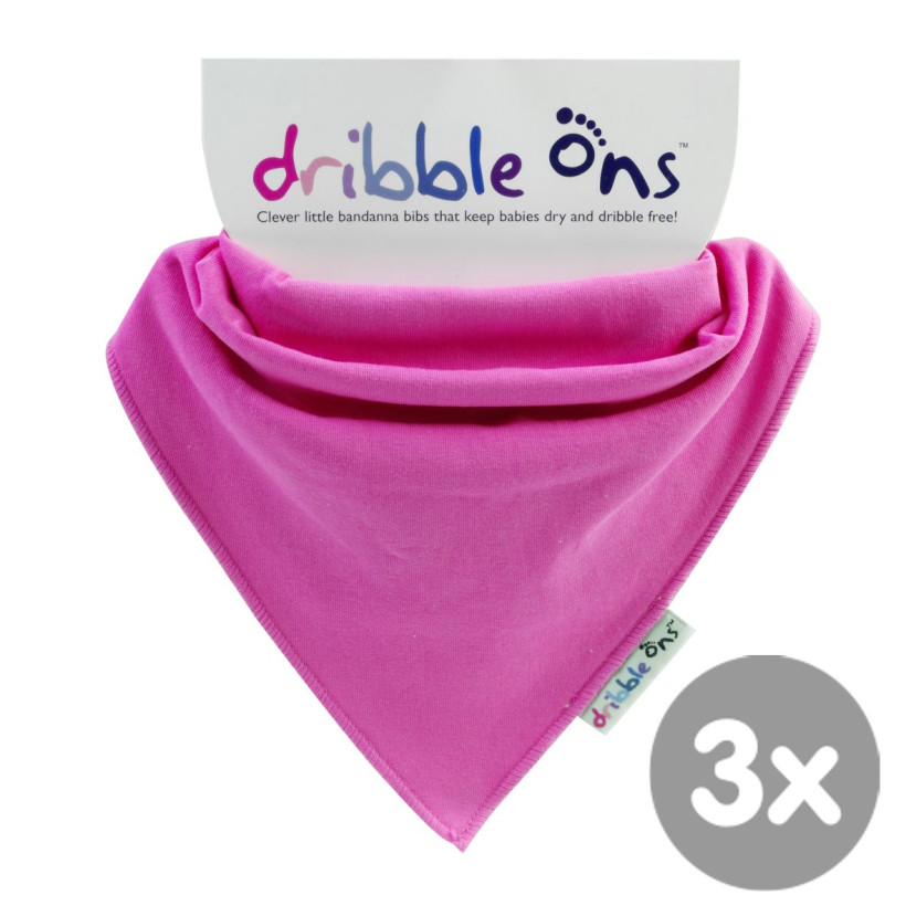 Dribble Ons Classic - Fuchsia 3x1St. (GH Packung)