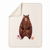 Spanische Babydecke XKKO LUX 75x100 - Bear