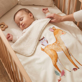 Spanische Babydecke XKKO LUX 75x100 - Deer
