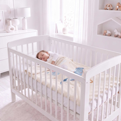 Spanische Babydecke XKKO LUX 75x100 - Sky Whale