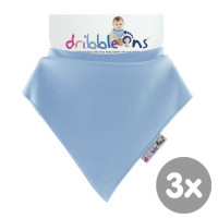 Dribble Ons Classic - Baby Blue 3x1St. (GH Packung)