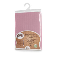 XKKO BMB 50x70 Spannbezug für Wickelauflage oder Kinderwagen - Baby Pink