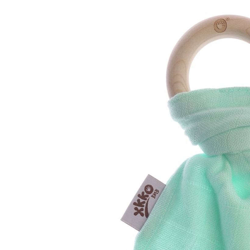 XKKO BMB Beissring mit Blätter - Mint 6x1er Pack (GH Pack)