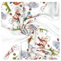 XKKO BMB Bambuswindeln 30x30 Digi - ZOO on the Road MIX  9er Pack