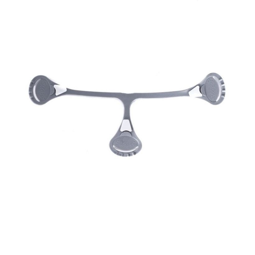 Snappi Original Windelklammern by XKKO - Grey 10x1St. (GH Pack)