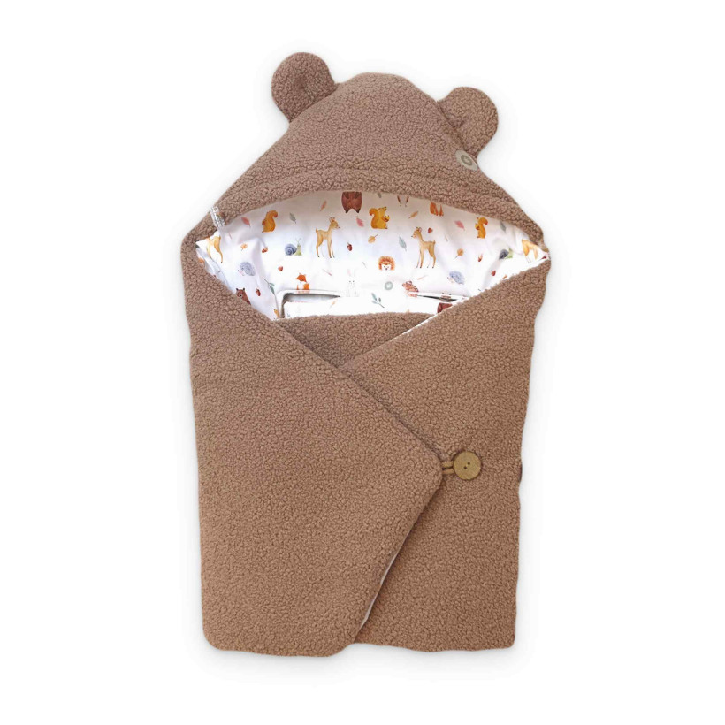 XKKO LUX Winter Fußsack für den Auto-Kindersitz - Wild Forest