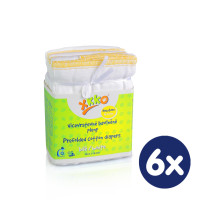 XKKO Classic Faltwindeln (4/8/4) - Newborn White 6x6er Pack (GH Packung)