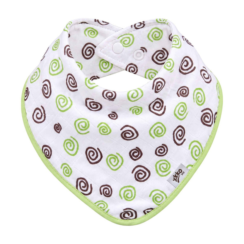 Kinderschal XKKO BMB - Lime Spirals 3x1 St. (GH packung)