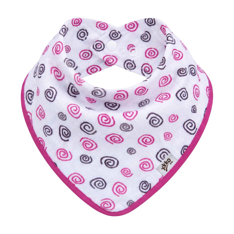 Kinderschal XKKO BMB - Magenta Spirals 3x1 St. (GH packung)