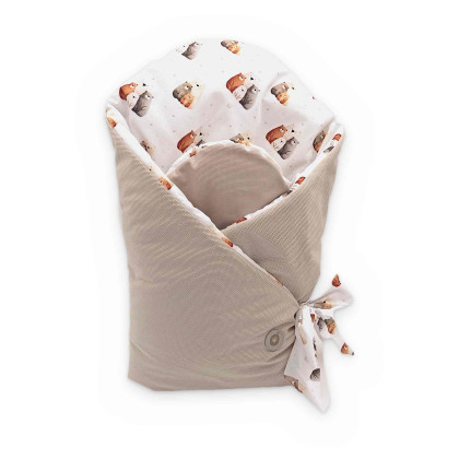 Baumwolltüte XKKO LUX mit Kokosfüllung - Bear Family