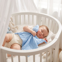 XKKO BMB Bambus-Schnuffeltuch - Baby Blue