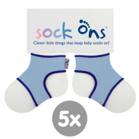 Sock Ons Sockenhalter Classic - Baby Blue 5x1 Paar (GH Packung)