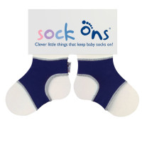 Sock Ons Sockenhalter Classic - Navy Größe 6-12m 1 Paar
