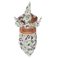 XKKO BMB Bambus-Schnuffeltuch - Lime Bubbles 5x1St. (GH Packung)