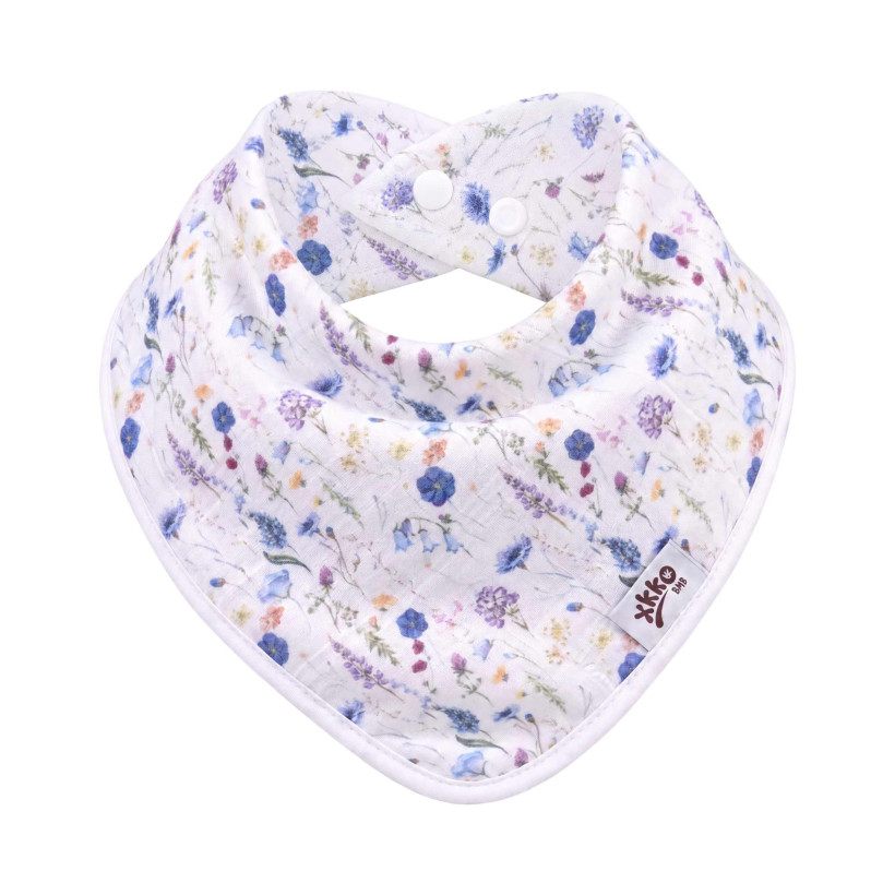 Kinderschal XKKO BMB Digi - Blue Wildflowers 1St.