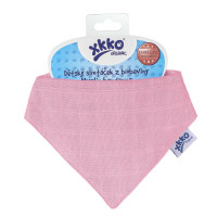 Kinderschal XKKO Organic Old Times - Light Pink 3x1St. (GH Packung)