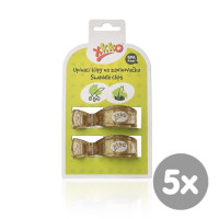 XKKO Klammer an Kinderwagen -  Metallic Gold 5x2 St. (GH Packung)