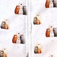 XKKO LUX Multifunktionaler Kinderschlafsack 2in1 - Bear Family