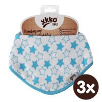 Kinderschal XKKO BMB - Little Stars Cyan 3x1 St. (GH packung)