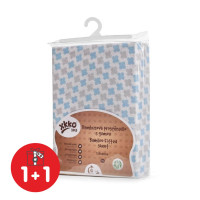 XKKO BMB 50x70 Spannbezug für Wickelauflage oder Kinderwagen - Baby Blue Cross 5x1St. (GH packung)