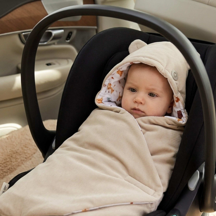 XKKO LUX Fußsack für den Auto-Kindersitz - Wild Forest