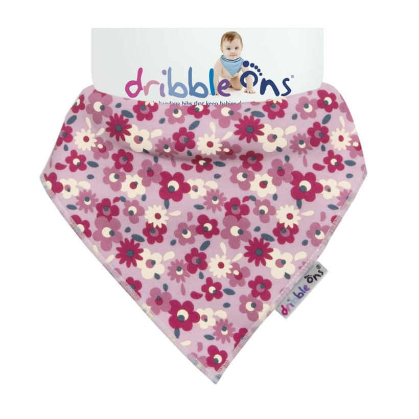Dribble Ons Designer - Floral Ditsy 3x1St. (GH Packung)