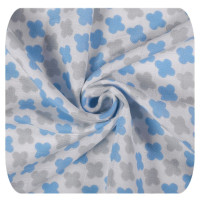 XKKO BMB Musselin Bambuswindeln 70x70 - Scandinavian Baby Blue MIX 3er Pack