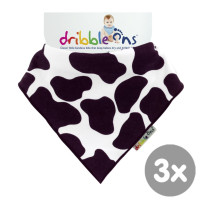 Dribble Ons Designer - Funny Cow 3x1St. (GH Packung)